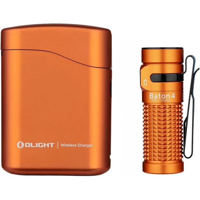 Фонарь OLIGHT BATON 4 PREMIUM EDITION ORANGE 692203