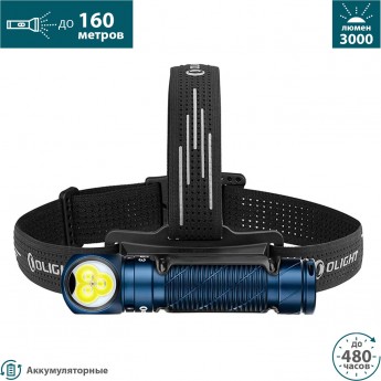 Налобный фонарь OLIGHT PERUN 3 MIDNIGHT BLUE