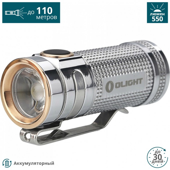 Фонарь OLIGHT S MINI TI POLISHED ТИТАН SMINITIPOLISHED