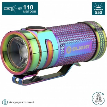 Фонарь OLIGHT S MINI TI RAINBOW PVD ТИТАН Фонарь OLIGHT S MINI TI RAINBOW PVD ТИТАН