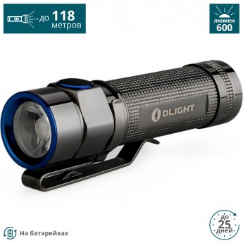 Фонарь OLIGHT S1A SS STAINLESS STEEL СТАЛЬ Фонарь OLIGHT S1A SS STAINLESS STEEL СТАЛЬ